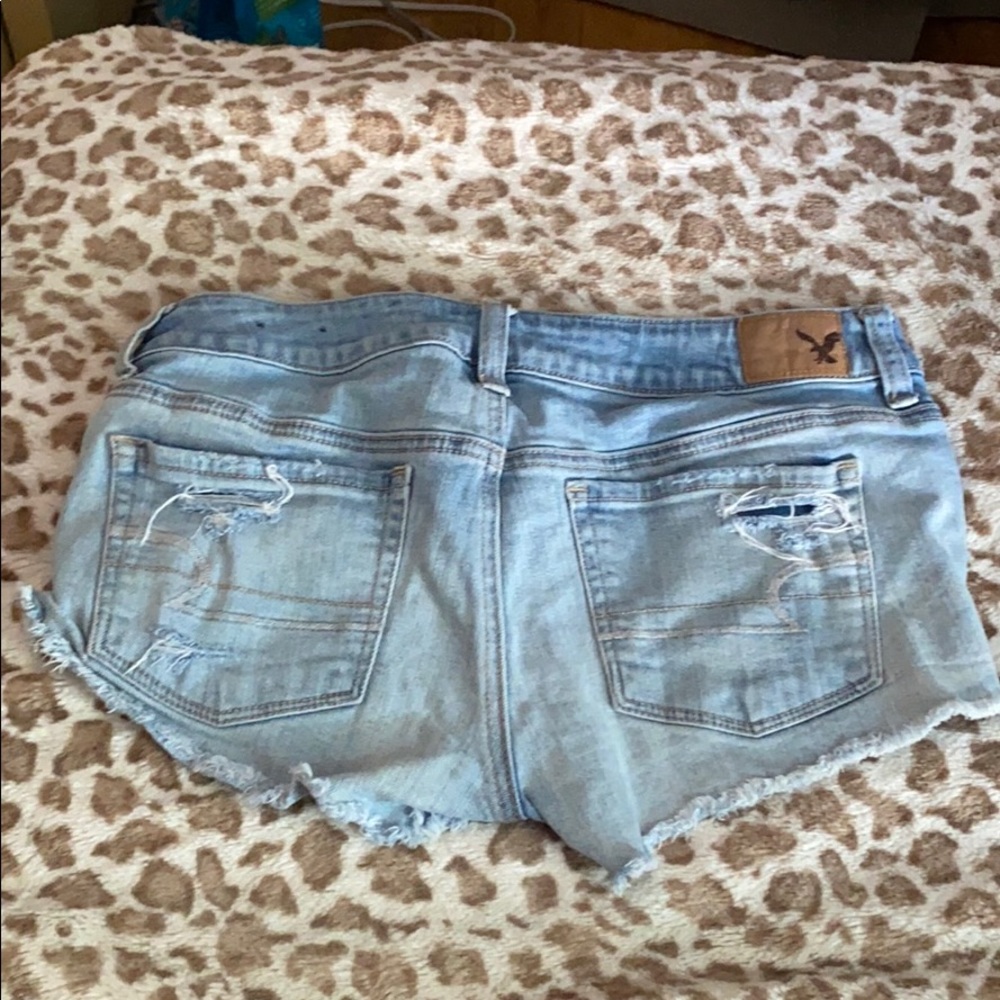 Low Rise Denim Shorts - Picture 2 of 2